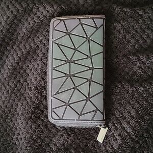 Lovevook geometric holographic reflective wallet